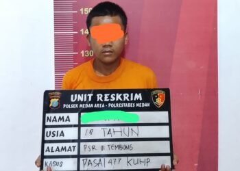 Polsek Medan Area Tangkap Pelaku Pembongkaran Rumah saat Bersembunyi di Jermal