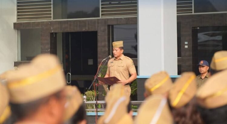 Pimpin Apel Pagi, Sekda Karo Tekankan Optimalisasi Aset Daerah Hingga Peningkatan Kinerja ASN