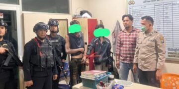 Dua Pria Mencurigakan Diamankan Patroli Brimob