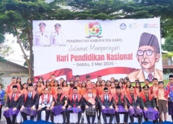 Pemkab Karo Gelar Upacara Peringatkan Hardiknas 2026