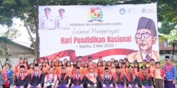 Pemkab Karo Gelar Upacara Peringatkan Hardiknas 2026