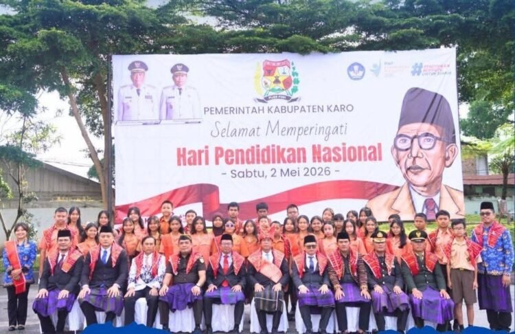 Pemkab Karo Gelar Upacara Peringatkan Hardiknas 2026