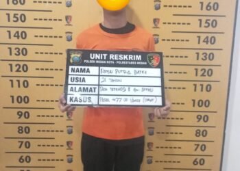 Polsek Medan Kota Amankan Pelaku Pencurian Cincin Emas