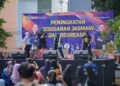 Wujudkan Program Prioritas Rico Waas, Dispora Medan Gelar Senam PKJR