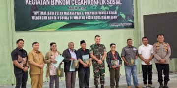 Sinergi TNI-Polri dan Pemda Diperkuat, Binkom Cegah Konflik Sosial Digelar di Karo