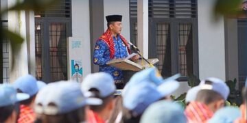 Pimpin Upacara Hari Lahir Pancasila di SMAN 1 Kabanjahe, Ini Pesan Sekda Karo
