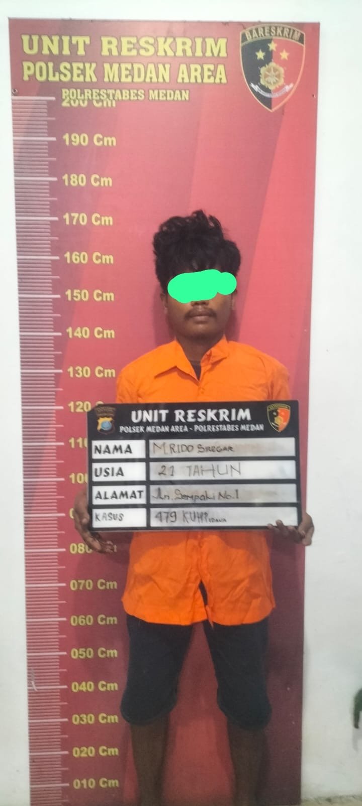Polsek Medan Area Tangkap Pembegal Wanita Bermotor, Dihadang Menggunakan Besi Tajam