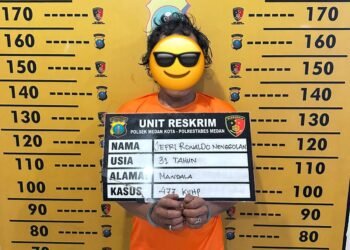 Viral! Polsek Medan Kota Tangkap 2 Residivis Maling Laptop, 1 Ditembak
