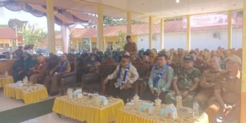 Polsek Barumun Hadiri Kunjungan Tim Monitoring Desa/Kelurahan Provinsi Sumut di Kecamatan Lubuk Barumun