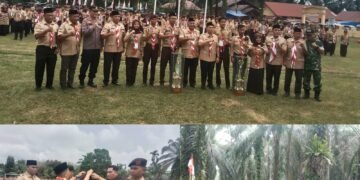 Perimtaq Ke-16 Tingkat Kwartir Cabang Gerakan Pramuka Padang Lawas Tahun 2026 Resmi Ditutup Bupati