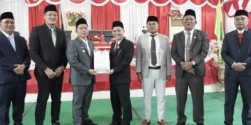 Forum Diterima, Penyampaian Rancangan Peraturan Daerah Tentang Pertanggungjawaban Pelaksanaan APBD Kabupaten Palas TA 2025
