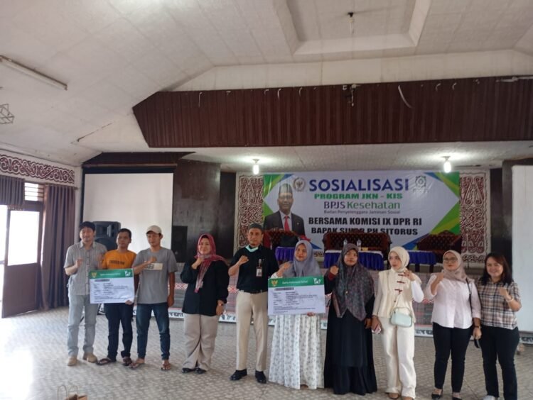 Anggota DPR RI Sihar Sitorus Sosialisasi Program JKN BPJS Kesehatan