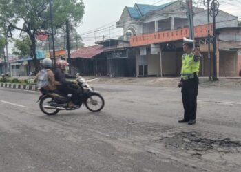Kasat Lantas Polres Langkat Optimalkan Pengaturan Arus Lalu Lintas Demi Kelancaran Aktivitas Masyarakat