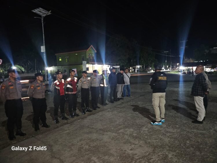 Menyisir Malam di Sibuhuan, Sat Reskrim dan Blue Light Polres Padang Lawas Meredam Potensi Konflik di Jalanan dan Warung Tuak