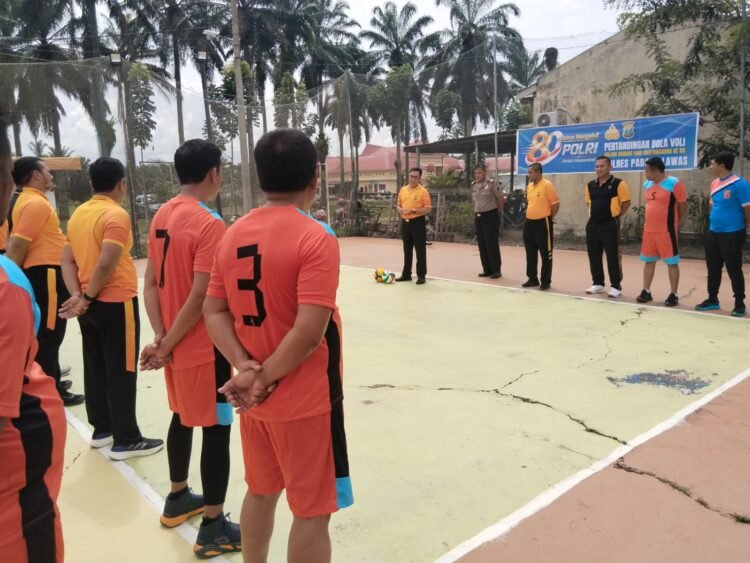 Pererat Silaturahmi Lewat Olahraga, Polres Padang Lawas Gelar Turnamen Voli dan Tenis Meja Semarakkan HUT Bhayangkara ke-80
