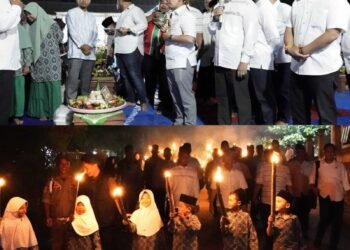 Bupati Padang Lawas Hadiri Acara Doa Bersama Memperingati Tahun Baru Islam dan Bersih Desa Ujung Baru III