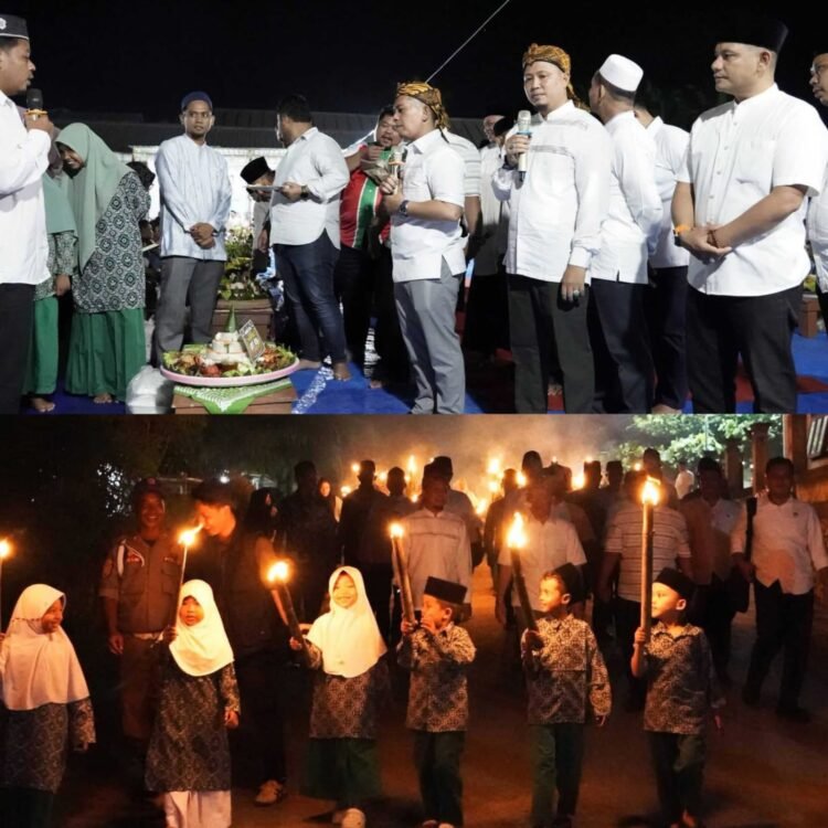 Bupati Padang Lawas Hadiri Acara Doa Bersama Memperingati Tahun Baru Islam dan Bersih Desa Ujung Baru III