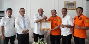 Syah Afandin Raih Penghargaan Basarnas Atas Penanganan Banjir Langkat
