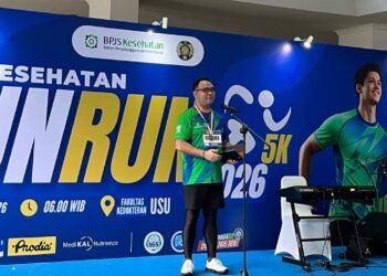 BPJS Kesehatan dan USU Gelar Fun Run, Dorong Peserta Prolanis Terapkan Hidup Sehat
