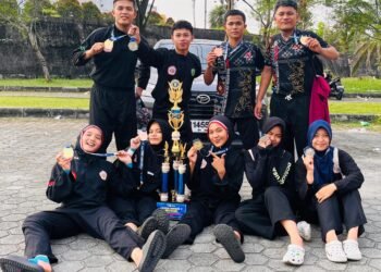 9 Atlet Pencak Silat Madina Borong Medali di Riau Open 2026
