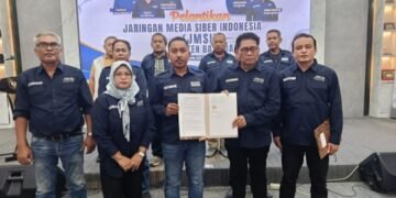 Mampu Satukan Insan Pers, Momen Pelantikan JMSI Batu Bara Anto Genk Didorong Maju sebagai Ketua PWI