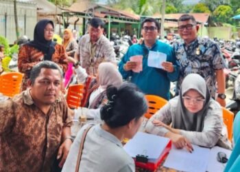 Bapenda Kota Medan Ajak Masyarakat Manfaatkan Pojok PBB di MPP Roadshow Medan Amplas