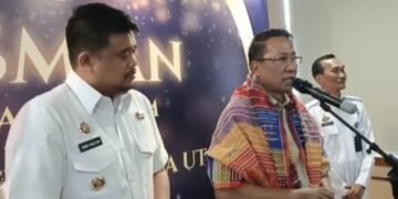 Menkum Supratman Resmikan 6.110 Posbakum di Sumut, Gubernur Bobby Nasution Ungkap Hal Ini!
