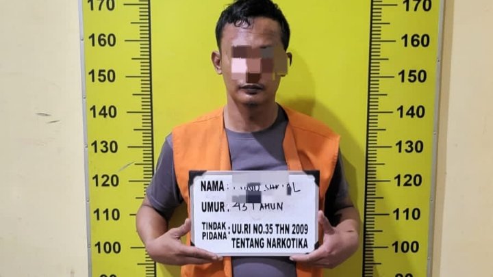 Simpan Narkoba 500 Gram, Seorang Pria Diamankan Satresnarkoba Polresta Deli Serdang