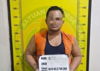 Polresta Deli Serdang Tangkap Pengedar Sabu Biru-biru 