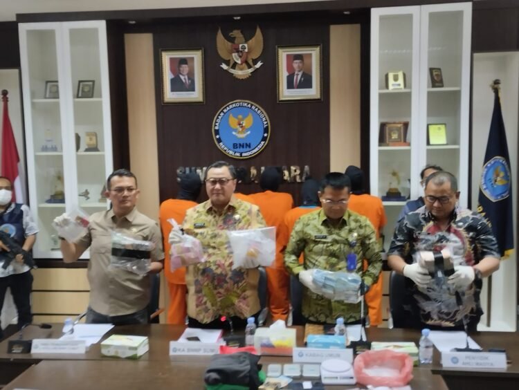 BNN Sumut Ringkus Pasutri Pengedar Sabu