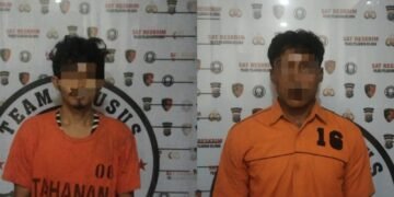 Ancam Sopir Truk di Tol Belmera Dua Pelaku Curas Dibekuk Polres Pelabuhan Belawan