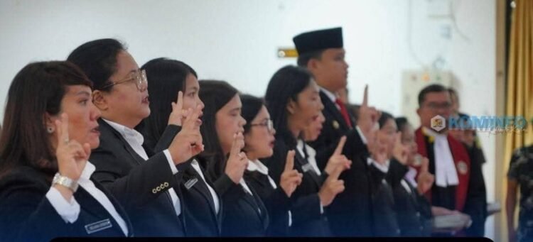 Bupati Karo Lantik 13 Pejabat Pengawas, Perkuat Pelayanan Publik