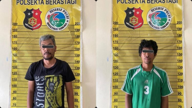 Polsek Berastagi Tangkap Dua Pelaku Pungli di Jalur Wisata Air Panas Doulu