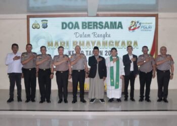 Jelang Hari Bhayangkara Ke-80, Polres Karo Gelar Doa Bersama Lintas Agama