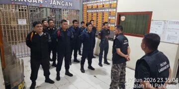 Ciptakan Rutan Aman dan Kondusif, Rutan Kelas I Labuhan Deli Gelar Razia Insidentil