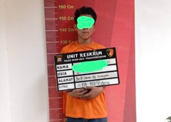 Polsek Medan Area Tangkap Remaja Maling Motor