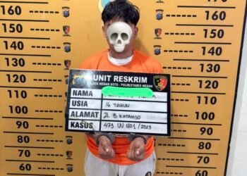 Polsek Medan Kota Ringkus Dua Remaja Begal IRT di Pusat Pasar
