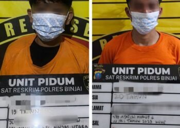 Dua Pembegal Pelajar di Binjai Dicokok Polisi