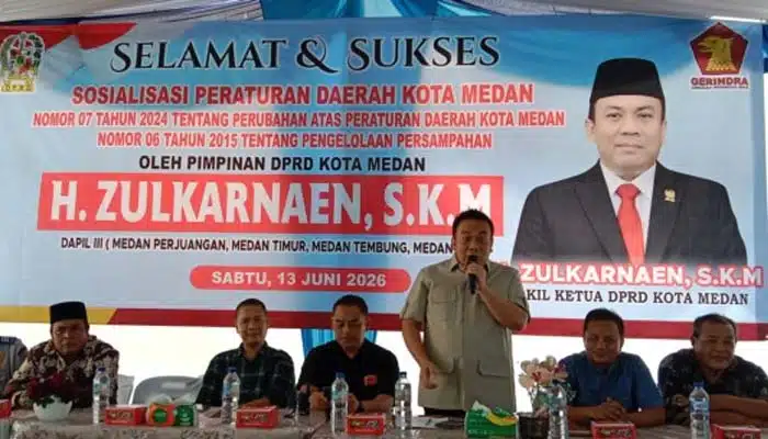 Perda Pengelolaan Persampahan Medan Jadi Sorotan, Zulkarnaen Kritik Kepala OPD yang Absen