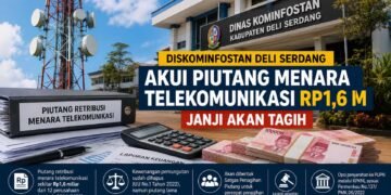 Piutang Menara Telekomunikasi Rp1,6 Miliar Jadi Sorotan, Diskominfostan Deli Serdang Bentuk Satgas Penagihan