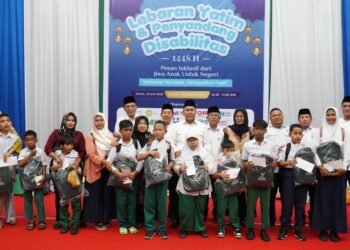 Lebaran Yatim dan Kelompok Difabel Bentuk Kepedulian Umat