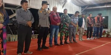 Polsek Kutabuluh Kawal Guro-Guro Aron, Ajak Masyarakat Jaga Keamanan Pesta Tahunan