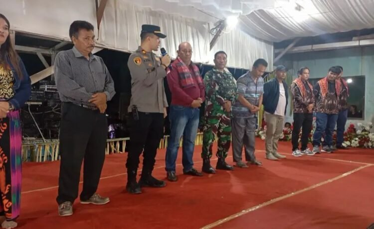Polsek Kutabuluh Kawal Guro-Guro Aron, Ajak Masyarakat Jaga Keamanan Pesta Tahunan
