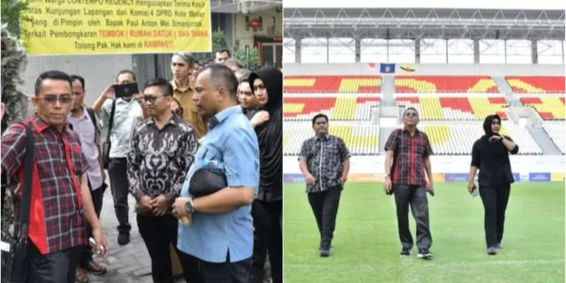 Komisi 4 DPRD Medan Sidak Perumahan dan Stadion Teladan