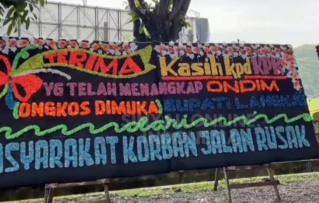 Imbas Penangkapan Ondim, Viral Video Papan Bunga ‘Ongkos Dimuka’