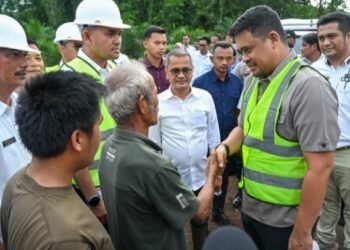Bobby Nasution Mulai Bangun SMKN 1 Gido, Relokasi Sekolah Langganan Banjir ke Lokasi yang Lebih Layak