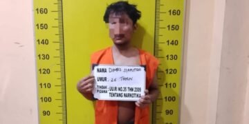 Simpan Sabu dan Coba Kabur, Pelaku dibekuk Satresnarkoba Polresta Deli Serdang di Pagar Merbau