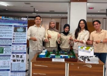Ubah Air Gambut Jadi Sumber Air Bersih, Mahasiswa UPER Rancang Instalasi Air Bersih Skala Komunal