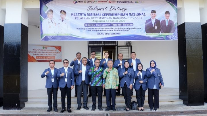 Peserta PKN Tingkat II Angkatan XII Lakukan Visitasi Kepemimpinan Nasional di Tapsel
