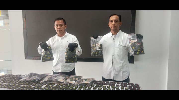 2.000 Bungkus Vape Getar asal Malaysia Gagal Beredar di Medan
